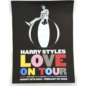Harry Styles Love On Tour Official Poster 2022